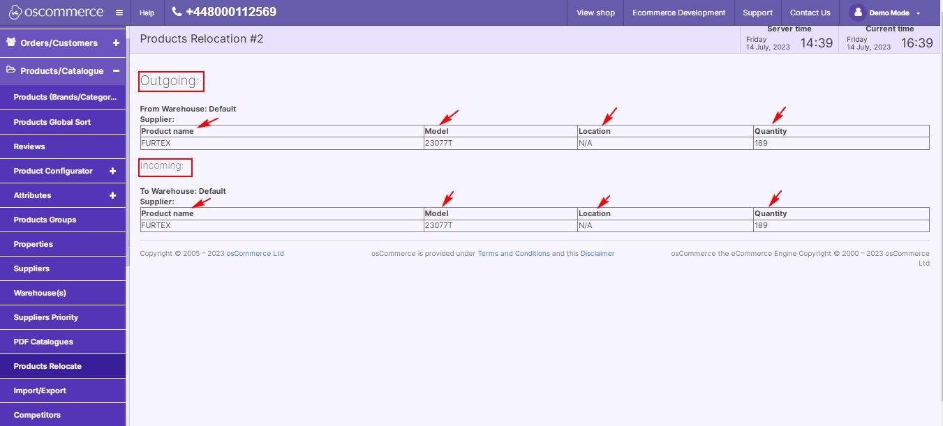 Leading e-commerce and ERP agency UK - Managing Product Relocation